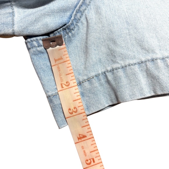 GAP Light Blue High Waist Women's Shorts - Picture 6 of 7